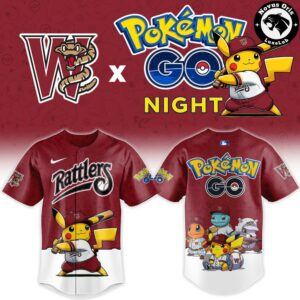 Wisconsin Timber Rattlers x Pokemon GO Night 2026 New Edition Baseball Jersey 2