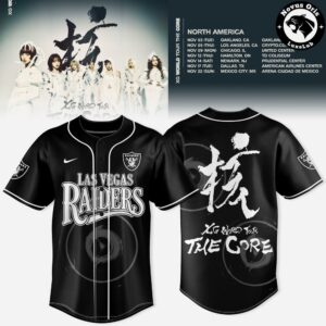 XG World Tour The Core x Las Vegas Raiders Baseball Jersey