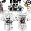 ASAP Rocky Dont Be Dumb Tour Tim Burton Collab Hip Hop Baseball Jersey