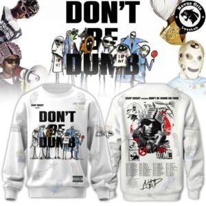 ASAP Rocky Dont Be Dumb Tour Tim Burton Collab Hip Hop Sweatshirt