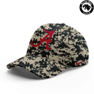 Alabama Crimson Tide Military Appreciation NCAA Camo Baseball Jersey 4