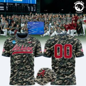 Alabama Crimson Tide Military Appreciation NCAA Camo T-Shirt