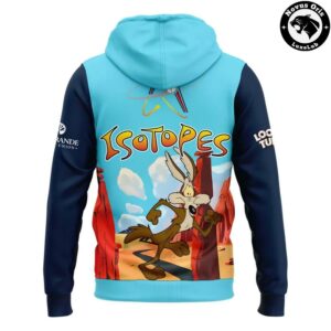 Albuquerque Isotopes Looney Tunes Custom Name Hoodie 3
