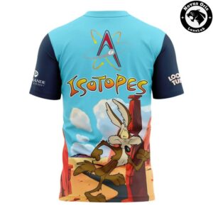 Albuquerque Isotopes Looney Tunes Custom Name T Shirt 3