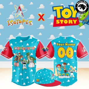 Albuquerque Isotopes x Toy Story Night Woody Buzz Lightyear Custom Baseball Jersey