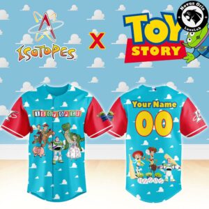Albuquerque Isotopes x Toy Story Night Woody Buzz Lightyear Custom Baseball Jersey 2