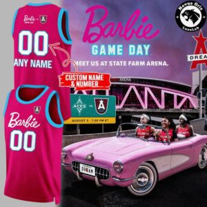Angel Reese Atlanta Dream Barbie Game Day Baskeball Jersey 2