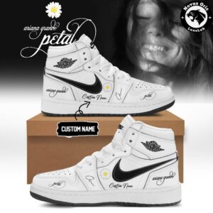 Ariana Grande Petal Custom Name Air Jordan 1 5