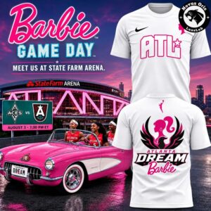 Atlanta Dream x Barbie Game Day WNBA Graphic T-Shirt