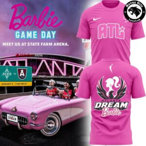 Atlanta Dream x Barbie Game Day WNBA Graphic T Shirt 2