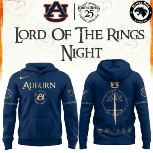 Auburn Tigers Lord Of The Rings 25th Anniversary Limited Edition Hoodie 2