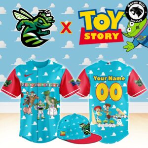 Augusta GreenJackets x Toy Story Night Pixar Cartoon Custom Baseball Jersey