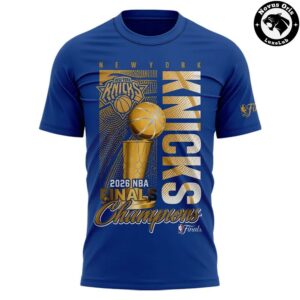 Autographed New York Knicks 2026 Champions Signature Graphic Tee 2