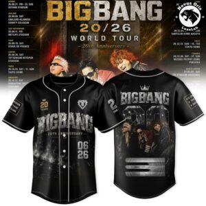 BIGBANG VIP 20th Anniversary World Tour Baseball Jersey 2