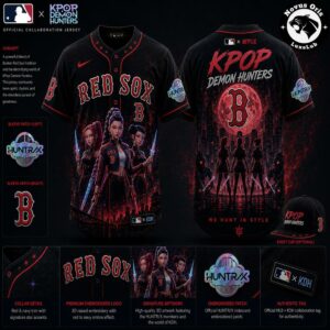 Boston Red Sox MLB x KPop Demon Hunters Night Edition Jersey
