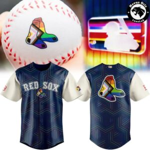 Boston Red Sox Pride Night Progress Rainbow Flag Limited Edition Baseball Jersey