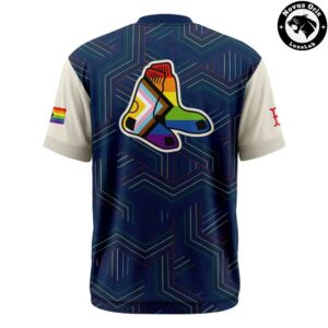 Boston Red Sox Pride Night Progress Rainbow Flag Limited Edition T Shirt 3
