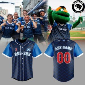 Boston Red Sox Scottish Celebration 2026 Limited Edition Baseball Jersey 3