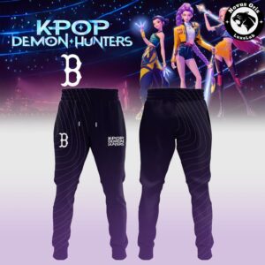 Boston Red Sox x Kpop Demon Hunters Baseball Jersey 3
