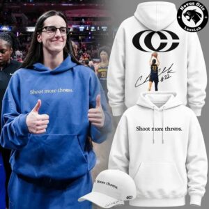 Caitlin Clark Shoot More Threes Hoodie Unisex Basketball Sweatshirt 2