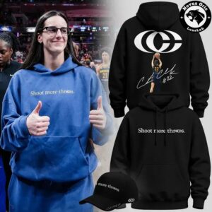 Caitlin Clark Shoot More Threes Hoodie Unisex Basketball Sweatshirt 3