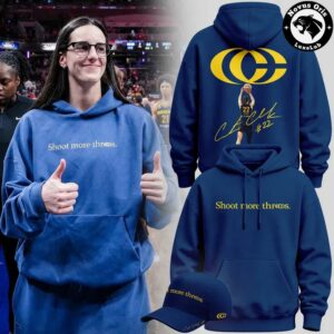 Caitlin Clark Shoot More Threes Hoodie Unisex Basketball Sweatshirt 4