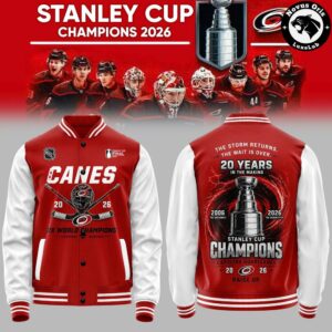 Carolina Hurricanes 2026 2-Time Stanley Cup Champions Jacket