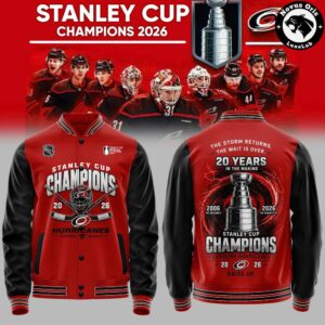 Carolina Hurricanes 2026 2 Time Stanley Cup Champions Jacket 2