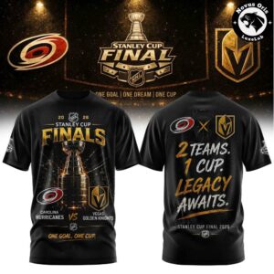Carolina Hurricanes Vs Vegas Golden Knights 2026 Stanley Cup Finals T-Shirt