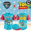 Charlotte Knights x Toy Story Night Woody Buzz Lightyear Custom Baseball Jersey