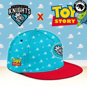 Charlotte Knights x Toy Story Night Woody Buzz Lightyear Custom Baseball Jersey 3