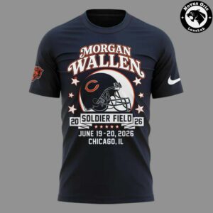 Chicago Bears x Morgan Wallen Still The Problem Tour 2026 T Shirt 2