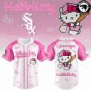 Chicago White Sox x Hello Kitty Night Fan Gift Apparel Limited Edition Baseball Jersey