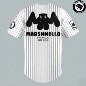 Chicago White Sox x Marshmello Postgame Concert Limited Edition Baseball Jersey 3
