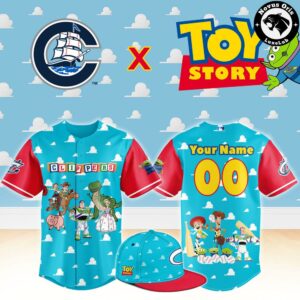 Columbus Clippers x Toy Story Night Woody Buzz Lightyear Custom Baseball Jersey