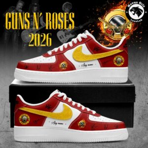 Custom Name Guns N’ Roses World Tour 2026 Sneakers – Classic Rock Shoes