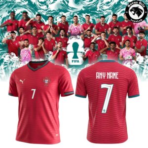 Custom Portugal National Team 2026 World Cup Soccer Jersey 1