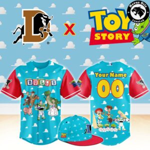 Durham Bulls x Toy Story Night Woody Buzz Lightyear Custom Baseball Jersey