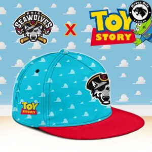 Erie SeaWolves x Toy Story Night Woody Buzz Lightyear Baseball Jersey 3