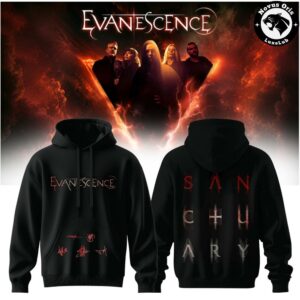 Evanescence Fallen Sanctuary 2026 World Tour Hoodie 7