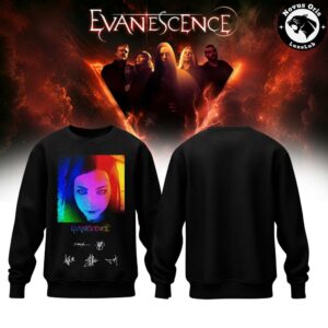 Evanescence Fallen Sanctuary 2026 World Tour Sweatshirt 4
