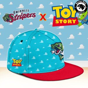 Gwinnett Stripers x Toy Story Night Woody Buzz Lightyear Custom Baseball Jersey 3