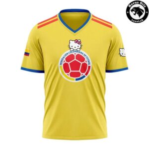 Hello Kitty Colombia Soccer Jersey Sanrio Football Shirt Limited Edition 2