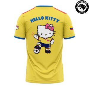 Hello Kitty Colombia Soccer Jersey Sanrio Football Shirt Limited Edition 3