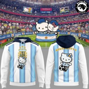 Hello Kitty x Argentina World Cup 3 Stars Limited Edition Hoodie