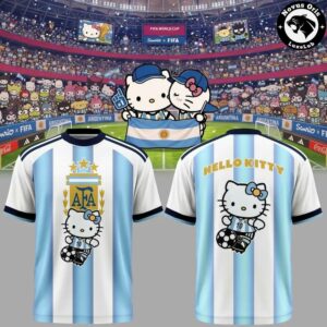 Hello Kitty x Argentina World Cup 3 Stars Limited Edition T-Shirt