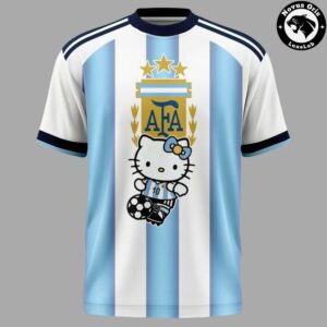 Hello Kitty x Argentina World Cup 3 Stars Limited Edition T-Shirt