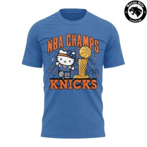 Hello Kitty x New York Knicks 2026 NBA Finals Champions T Shirt 2