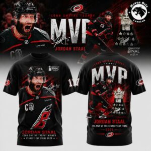 Jordan Staal 2026 Stanley Cup Champions MVP Carolina Hurricanes T Shirt 2