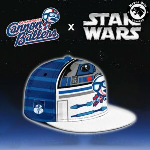 Kannapolis Cannon Ballers Star Wars Night Grogu Baby Yoda Mandalorian Custom Baseball Jersey 3